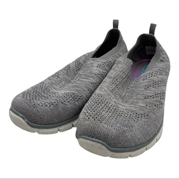 Skechers Air-Cooled Memory Foam Grey Sneakers Women’s Size 7 - Picture 1 of 10